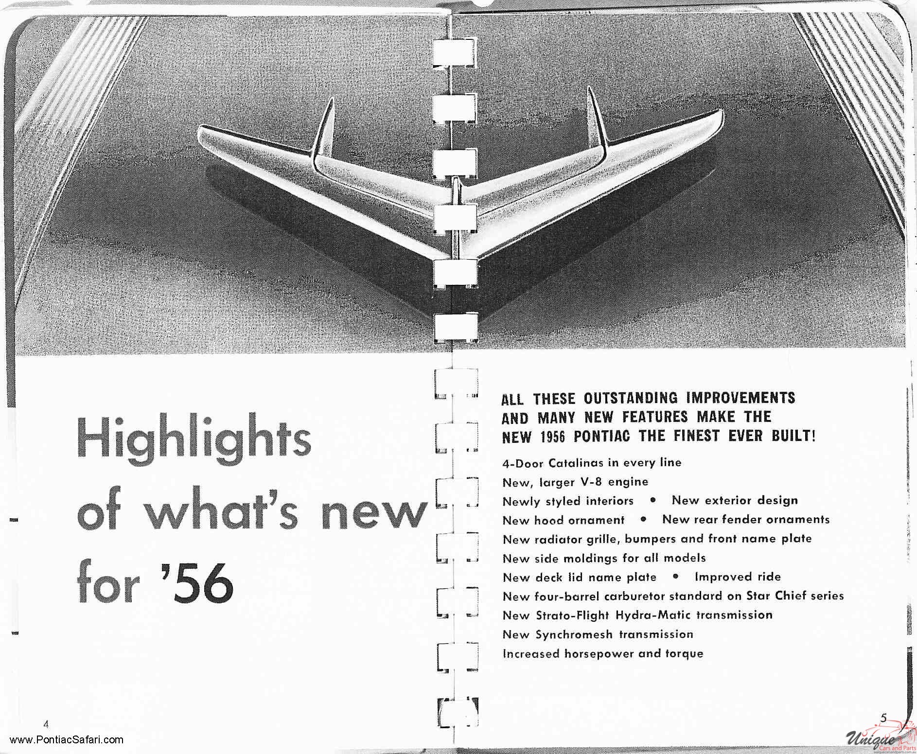 1956 Pontiac Facts Book Page 90